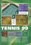 Scan of the preview of All Star Tennis 99 published in the magazine Magazine 64 16, page 2