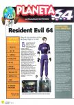Scan of the preview of Resident Evil 2 published in the magazine Magazine 64 17, page 1