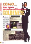 Scan of the walkthrough of Goldeneye 007 published in the magazine Magazine 64 18, page 1