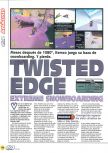 Scan of the review of Twisted Edge Snowboarding published in the magazine Magazine 64 19, page 1