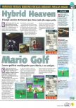 Scan de la preview de Mario Golf paru dans le magazine Magazine 64 20, page 1