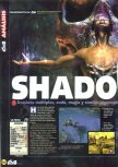 Scan of the review of Shadow Man published in the magazine Magazine 64 22, page 1