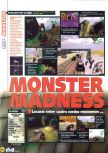 Scan of the review of Monster Truck Madness 64 published in the magazine Magazine 64 23, page 1