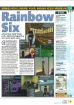 Scan of the preview of Tom Clancy's Rainbow Six published in the magazine Magazine 64 24, page 17