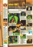Scan of the review of Donkey Kong 64 published in the magazine Magazine 64 25, page 3