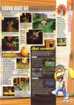 Scan of the review of Donkey Kong 64 published in the magazine Magazine 64 25, page 6