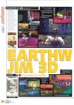 Scan of the review of Earthworm Jim 3D published in the magazine Magazine 64 25, page 1