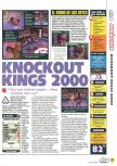 Scan of the review of Knockout Kings 2000 published in the magazine Magazine 64 25, page 1