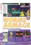 Scan du test de Worms Armageddon paru dans le magazine Magazine 64 25, page 1