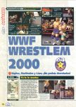 Scan of the review of WWF Wrestlemania 2000 published in the magazine Magazine 64 25, page 1