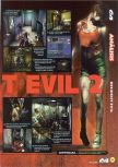 Scan of the preview of Resident Evil 2 published in the magazine Magazine 64 25, page 2