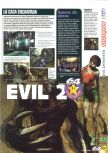 Scan of the review of Resident Evil 2 published in the magazine Magazine 64 26, page 2