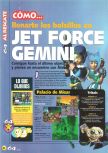 Scan of the walkthrough of Jet Force Gemini published in the magazine Magazine 64 27, page 1