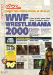 Scan of the walkthrough of WWF Wrestlemania 2000 published in the magazine Magazine 64 27, page 1