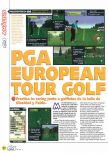 Scan du test de PGA European Tour paru dans le magazine Magazine 64 28, page 1