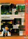 Scan of the walkthrough of Donkey Kong 64 published in the magazine Magazine 64 28, page 5