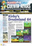 Scan de la preview de Kirby 64: The Crystal Shards paru dans le magazine Magazine 64 28, page 6