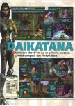 Scan of the review of Daikatana published in the magazine Magazine 64 30, page 1