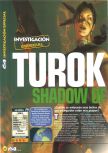 Scan of the preview of Turok 3: Shadow of Oblivion published in the magazine Magazine 64 31, page 1