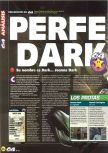 Scan of the review of Perfect Dark published in the magazine Magazine 64 31, page 2