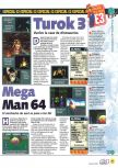 Scan of the preview of Mega Man 64 published in the magazine Magazine 64 32, page 1