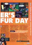 Scan de la preview de Conker's Bad Fur Day paru dans le magazine Magazine 64 32, page 2