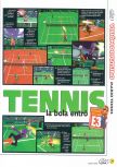 Scan of the preview of Mario Tennis published in the magazine Magazine 64 32, page 9