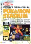 Scan of the walkthrough of Pokemon Stadium published in the magazine Magazine 64 32, page 1