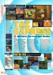 Scan of the review of Taz Express published in the magazine Magazine 64 33, page 1