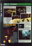 Scan of the walkthrough of Perfect Dark published in the magazine Magazine 64 34, page 7