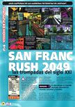 Scan of the preview of San Francisco Rush 2049 published in the magazine Magazine 64 35, page 8