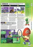 Scan of the preview of Mario Tennis published in the magazine Magazine 64 35, page 5