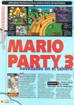 Scan of the preview of Mario Party 3 published in the magazine Magazine 64 36, page 1