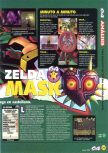 Scan of the review of The Legend Of Zelda: Majora's Mask published in the magazine Magazine 64 37, page 2