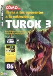 Scan of the walkthrough of Turok 3: Shadow of Oblivion published in the magazine Magazine 64 37, page 1