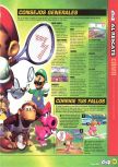 Scan of the walkthrough of Mario Tennis published in the magazine Magazine 64 37, page 2