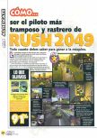 Scan of the walkthrough of San Francisco Rush 2049 published in the magazine Magazine 64 38, page 1
