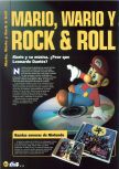 Scan de l'article Mario, Wario y Rock & Roll paru dans le magazine Magazine 64 38, page 1