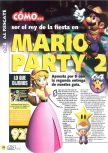 Scan of the walkthrough of Mario Party 2 published in the magazine Magazine 64 39, page 1