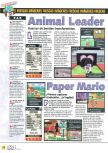 Scan de la preview de Paper Mario paru dans le magazine Magazine 64 40, page 1