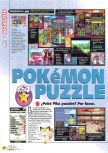 Scan of the review of Pokemon Puzzle League published in the magazine Magazine 64 40, page 1