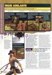 Scan of the review of Indiana Jones and the Infernal Machine published in the magazine Magazine 64 43, page 3