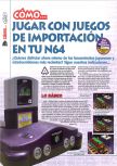 Scan of the article Cómo... Jugar con juegos de importación en tu N64 published in the magazine Magazine 64 43, page 1