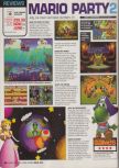 Scan of the review of Mario Party 2 published in the magazine Computer and Video Games 223, page 1