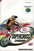 Scan of manual of Supercross 2000